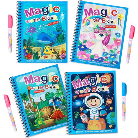 Dive into a world of wonder with the water magic coloring book